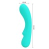 vibrateur rechargeable prescott vert aqua