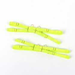 955274 ensemble soutien-gorge avec collier et détails de jambes vert fluorescent s-m