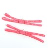 955298 ensemble soutien-gorge avec collier et détails de jambes rose fluorescent s-m