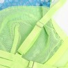 955328 ensemble soutien-gorge avec lignes dentelle et jarretelle vert et bleu l-xl