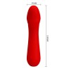 vibrateur rechargeable cetus rouge
