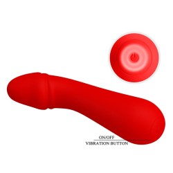 vibrateur rechargeable cetus rouge