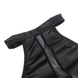 955489 robe dos nu avec transparences noire l-xl
