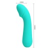 vibrateur rechargeable cetus vert aqua