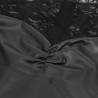 955601 robe à manches longues avec dentelle noire l-xl