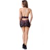 t-shirt + string leisa lc 20201 avec dentelle noir l-xl