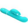 vibrateur coale rabbit perles vert aqua