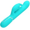 vibrateur coale rabbit perles vert aqua