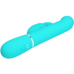 vibrateur coale rabbit perles vert aqua