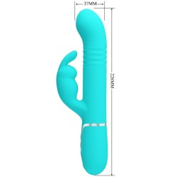 vibrateur coale rabbit perles vert aqua
