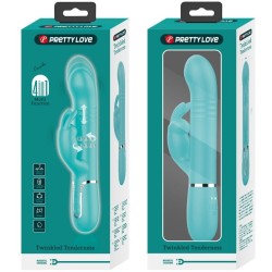 vibrateur coale rabbit perles vert aqua
