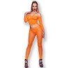 cr 4661 top & leggins orange s-m