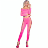 cr 3654 top & leggins rose s-m