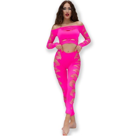 cr 4632 haut & pantalon fuchsia s-l