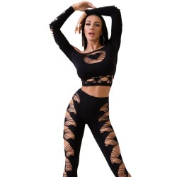 cr 4436 top & leggins noir s-l