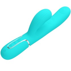 perlita vibrateur multifonction 3 en 1 point g vert aqua