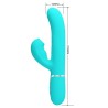 perlita vibrateur multifonction 3 en 1 point g vert aqua