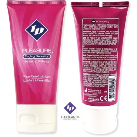 lubrifiant  base deau tinging sensation travel tube 60 ml