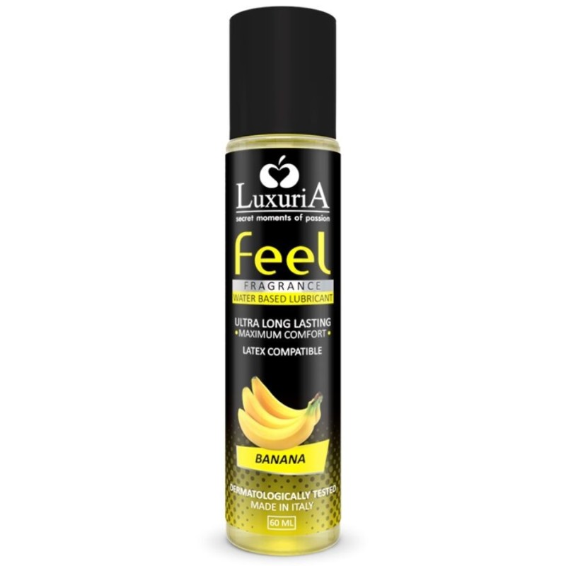 luxuria lubrifiant base d'eau feel banane 60 ml luxuria lubrifiant base d'eau feel banane 60 ml