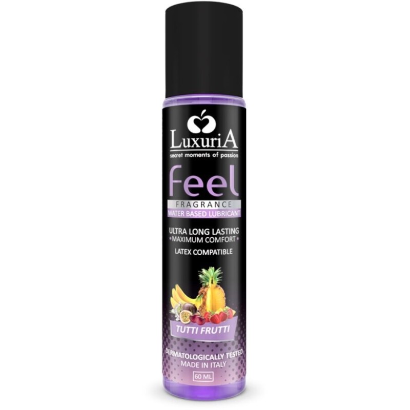luxuria feel lubrifiant base d'eau tutti fruti 60 ml luxuria feel lubrifiant base d'eau tutti fruti 60 ml
