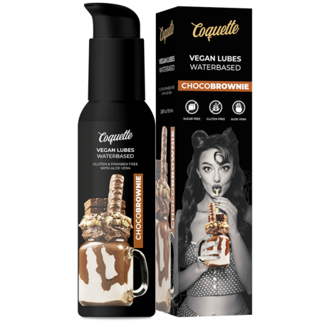 lubrifiant végétalien chocobrownie premium experience 100ml