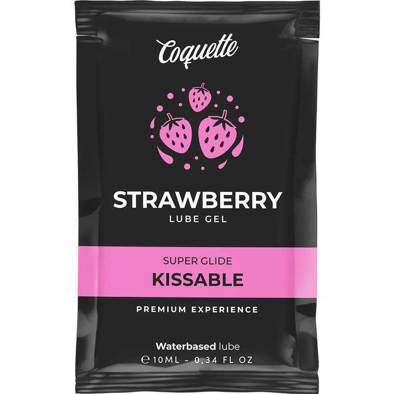 lubrifiant kissable base deau de fraise poche 10 ml lubrifiant kissable base deau de fraise poche 10 ml