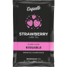 lubrifiant kissable base deau de fraise poche 10 ml