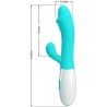 vibrateur snappy g-spot vert aqua