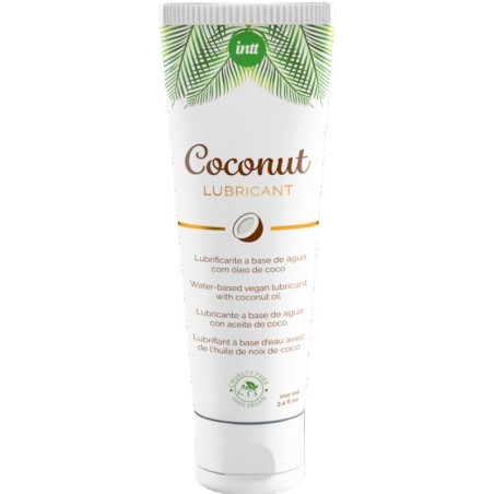 lubrifiant végétalien base d'eau au saveur intense de noix de coco