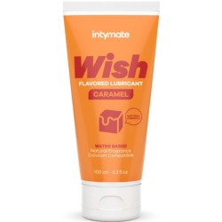 lubrifiant goût caramel wish 100 ml