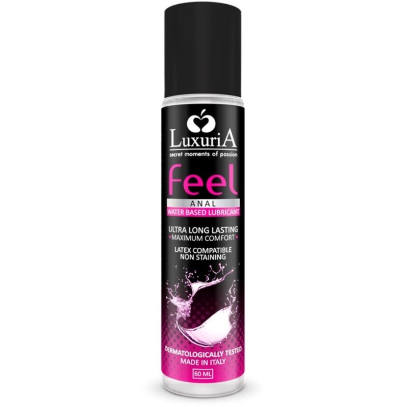 luxuria lubrifiant anal base d'eau feel 60 ml luxuria lubrifiant anal base d'eau feel 60 ml