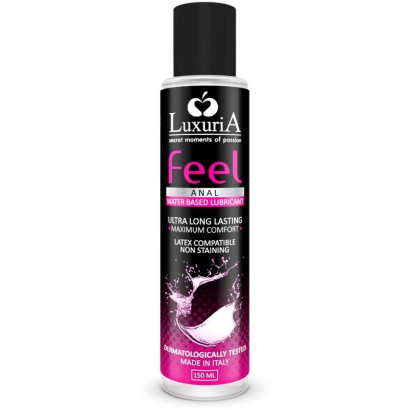 luxuria lubrifiant anal base d'eau feel 150 ml luxuria lubrifiant anal base d'eau feel 150 ml