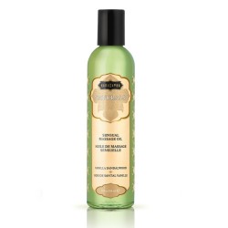 huile de massage vanille au bois de santal 236ml