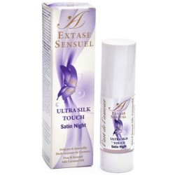 huile de massage de nuit satinée ultra soie
