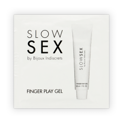 gel de massage sexe lent avec jeu de doigts monodose