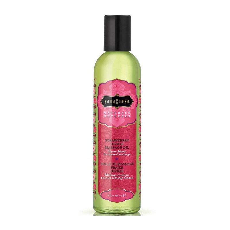 huile de massage divine fraise naturals 236ml huile de massage divine fraise naturals 236ml