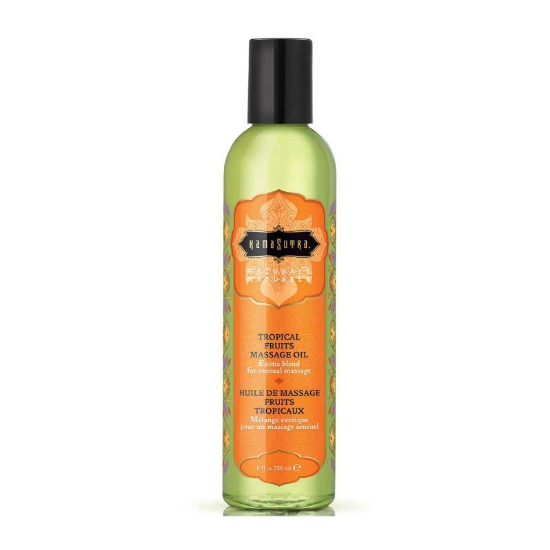 kamasutra - huile de massage naturals fruits tropicaux 236ml kamasutra - huile de massage naturals fruits tropicaux 236ml