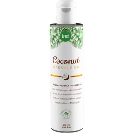 huile de massage végétalienne douce au saveur relaxante de noix de coco