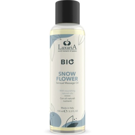 huile de massage bio fleur des neiges 100 ml