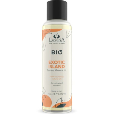 huile de massage bio îles exotique 100 ml