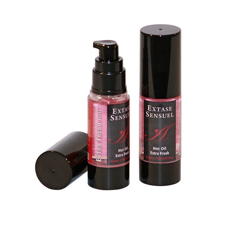 huile de massage effet fraise extra fraîche 30 ml huile de massage effet fraise extra fraîche 30 ml