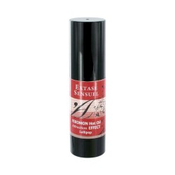 huile de massage effet chauffant aux phéromones sucettes 30 ml