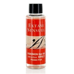 huile de massage effet thermique aux phéromones de fruits de la passion 100 ml
