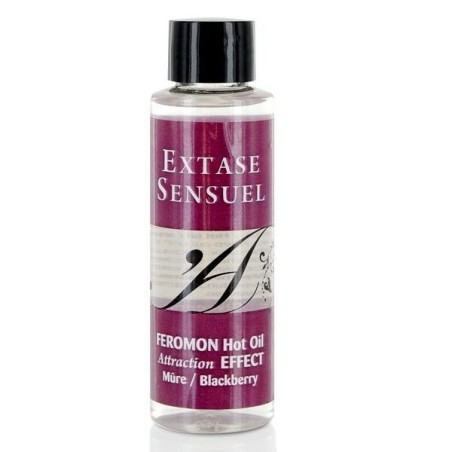 huile de massage effet chauffant aux phéromones de mûre 100 ml