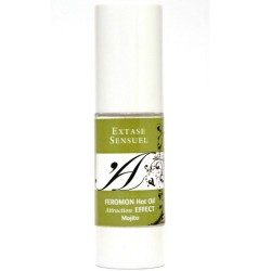 huile de massage effet thermique aux phéromones de mojito 30 ml