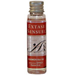 huile de massage effet thermique aux phéromones de fruits de la passion voyage 35 ml