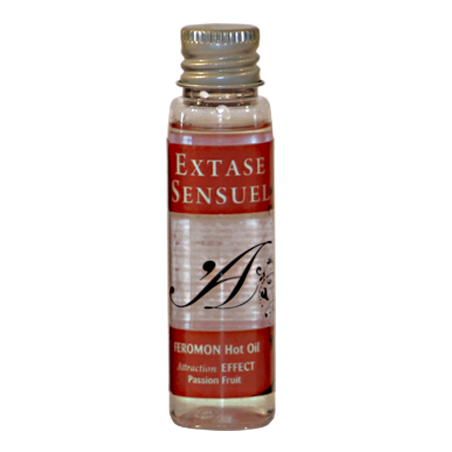 huile de massage effet thermique aux phéromones de fruits de la passion voyage 35 ml