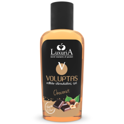 voluptas gel de massage comestible effet chauffant - choconut 100 ml