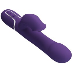 zalin perles vibrateur lapin 4 en 1 violet