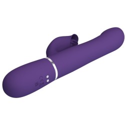 zalin perles vibrateur lapin 4 en 1 violet